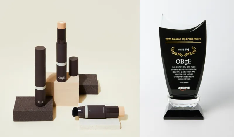 OBgE、2025年 Amazon Top Brand Awardの日本ビューティー部門において「アマゾンルーキー賞」受賞