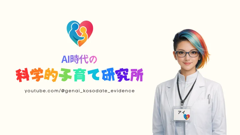 最新の学術的エビデンスに基づく子育て情報に特化したYouTubeチャンネル「AI時代の科学的子育て研究所」を開設